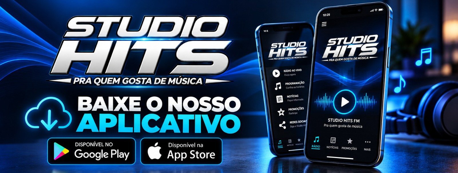 Aplicativos Studio Hits FM